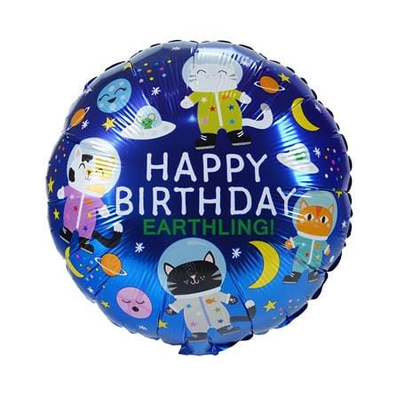 ลูกโป่งฟอยล์ HAPPY BIRTH DAY BALL SNAZZ 18 นิ้ว สีน้ำเงิน_0