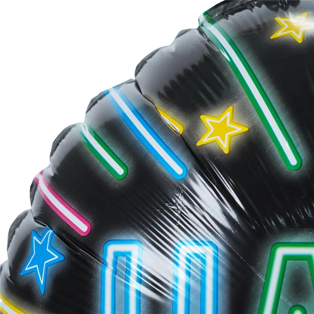 ลูกโป่งฟอยล์ HAPPY BIRTH DAY BALL SNAZZ 18 นิ้ว สีดำ