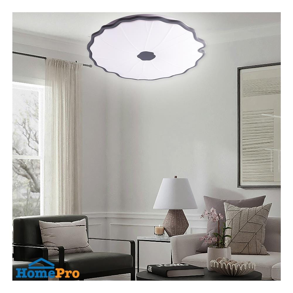 ไฟเพดาน LED STARLIGHT 04-SL-8527-500 74 วัตต์ DAYLIGHT/COOL WHITE/WARMWHITE 19 นิ้ว สีขาว/เทา