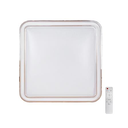 ไฟเพดาน LED STARLIGHT 04-SL-8525-500 74 วัตต์ DAYLIGHT/COOL WHITE/WARMWHITE 19 นิ้ว สีขาว/ทอง_0