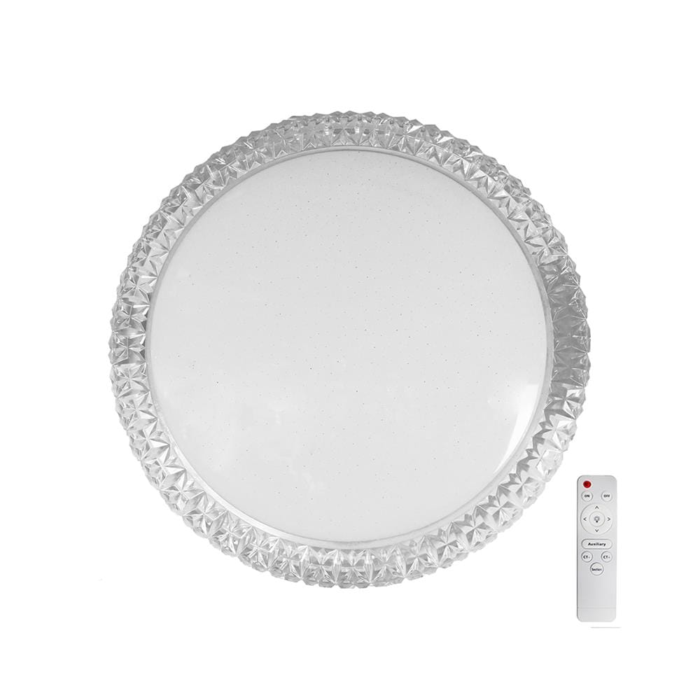 ไฟเพดาน LED STARLIGHT 04-CL-20028 65 วัตต์ DAYLIGHT/COOL WHITE/WARMWHITE 19 นิ้ว สีขาว