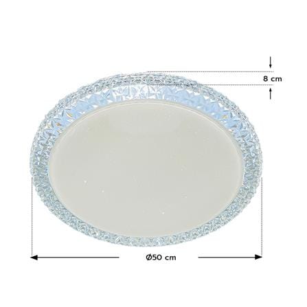 ไฟเพดาน LED STARLIGHT 04-CL-20028 65 วัตต์ DAYLIGHT/COOL WHITE/WARMWHITE 19 นิ้ว สีขาว_5