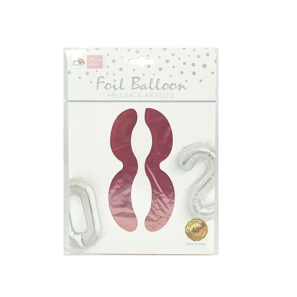 ลูกโป่งฟอยล์ตกแต่ง SNAZZ เลข 8 40 นิ้ว สีรุ้ง