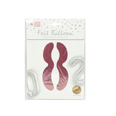 ลูกโป่งฟอยล์ตกแต่ง SNAZZ เลข 8 40 นิ้ว สีรุ้ง_3