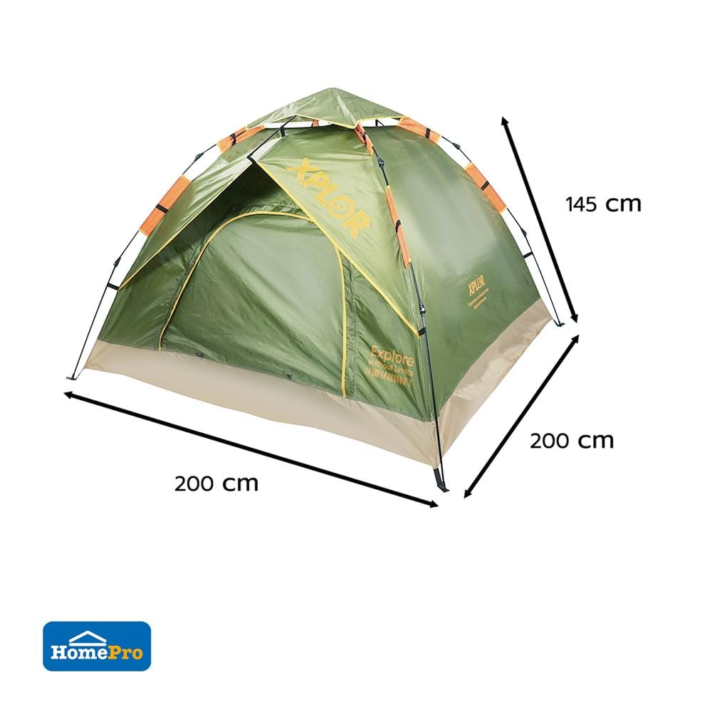 เต็นท์ตั้งแคมป์ SPRING XPLOR 2x2 ม. สีเขียว