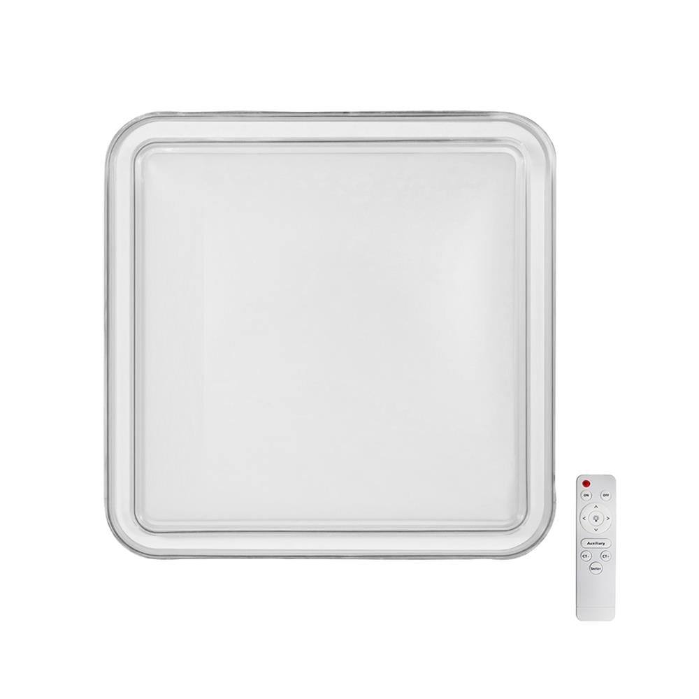 ไฟเพดาน LED STARLIGHT 04-SL-8524-500 74 วัตต์ DAYLIGHT/COOL WHITE/WARMWHITE 19 นิ้ว สีขาว/ดำ