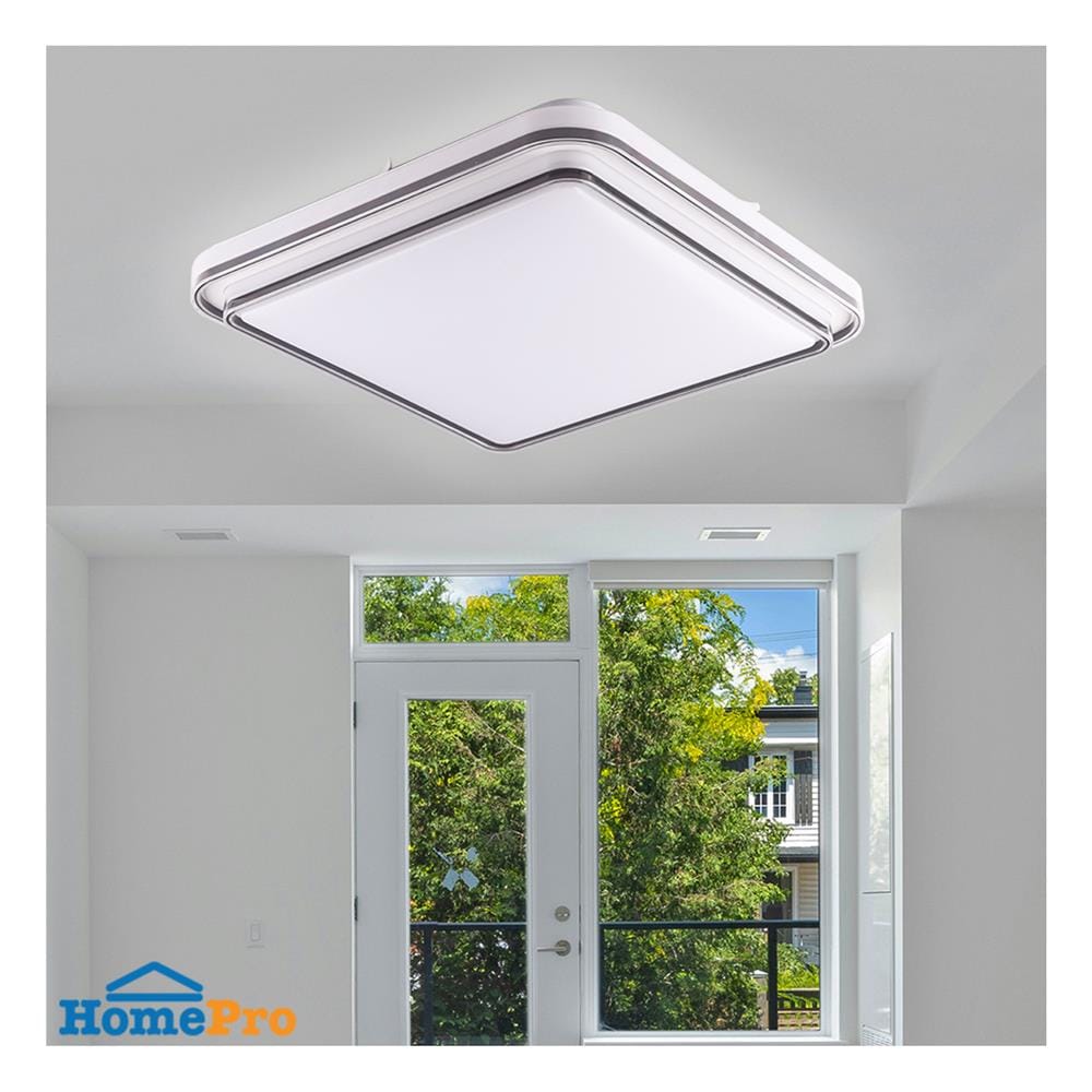 ไฟเพดาน LED STARLIGHT 04-SL-8524-500 74 วัตต์ DAYLIGHT/COOL WHITE/WARMWHITE 19 นิ้ว สีขาว/ดำ