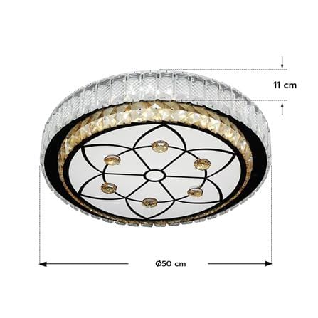 ไฟเพดาน LED STARLIGHT 04-SL-1013-500 80 วัตต์ DAYLIGHT/COOL WHITE/WARMWHITE 19 นิ้ว สีขาว_5