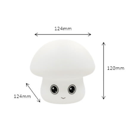 ไฟตั้งโต๊ะ LED CARINI MUSHROOM 1.4 วัตต์ สีขาว_11