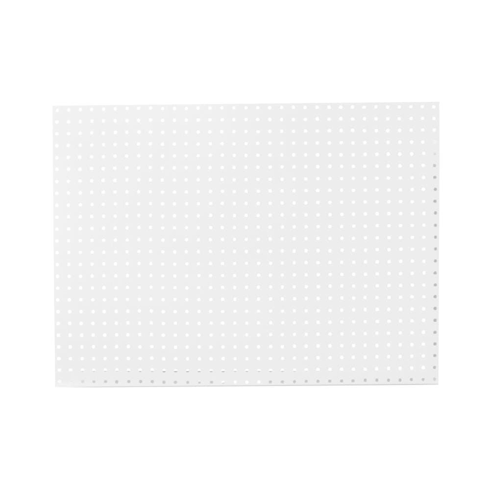 แผงเหล็กแขวนเครื่องมือ&nbsp;CUSTOMAI PEGBORD SIZE L 60x80 ซม. สีขาว
