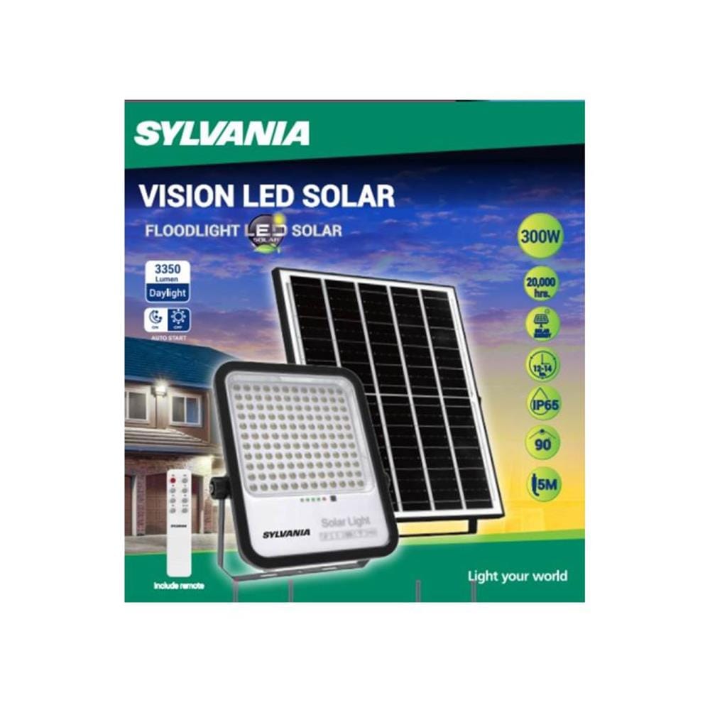 สปอตไลท์ SOLAR SYLVANIA VISION 300 วัตต์ DAYLIGHT สีดำ