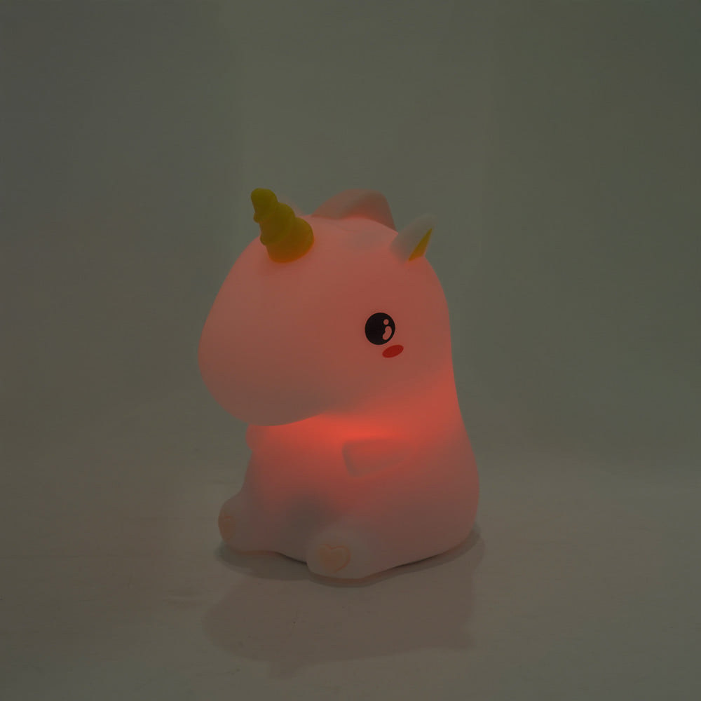 โคมไฟซิลิโคน ยูนิคอร์นน้อย CARINI UNICORN 1.4 วัตต์ เปลี่ยนแสงได้ สีขาว/เหลือง/ชมพู