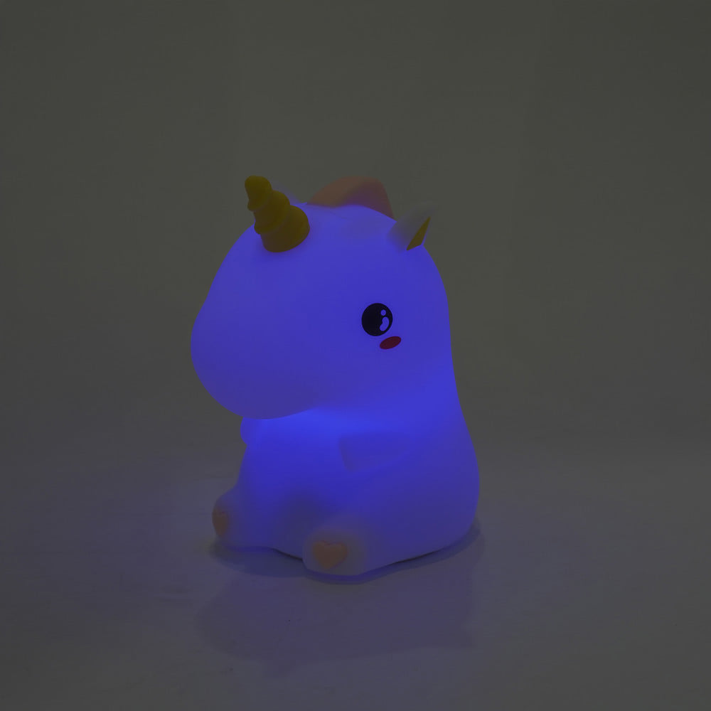 โคมไฟซิลิโคน ยูนิคอร์นน้อย CARINI UNICORN 1.4 วัตต์ เปลี่ยนแสงได้ สีขาว/เหลือง/ชมพู