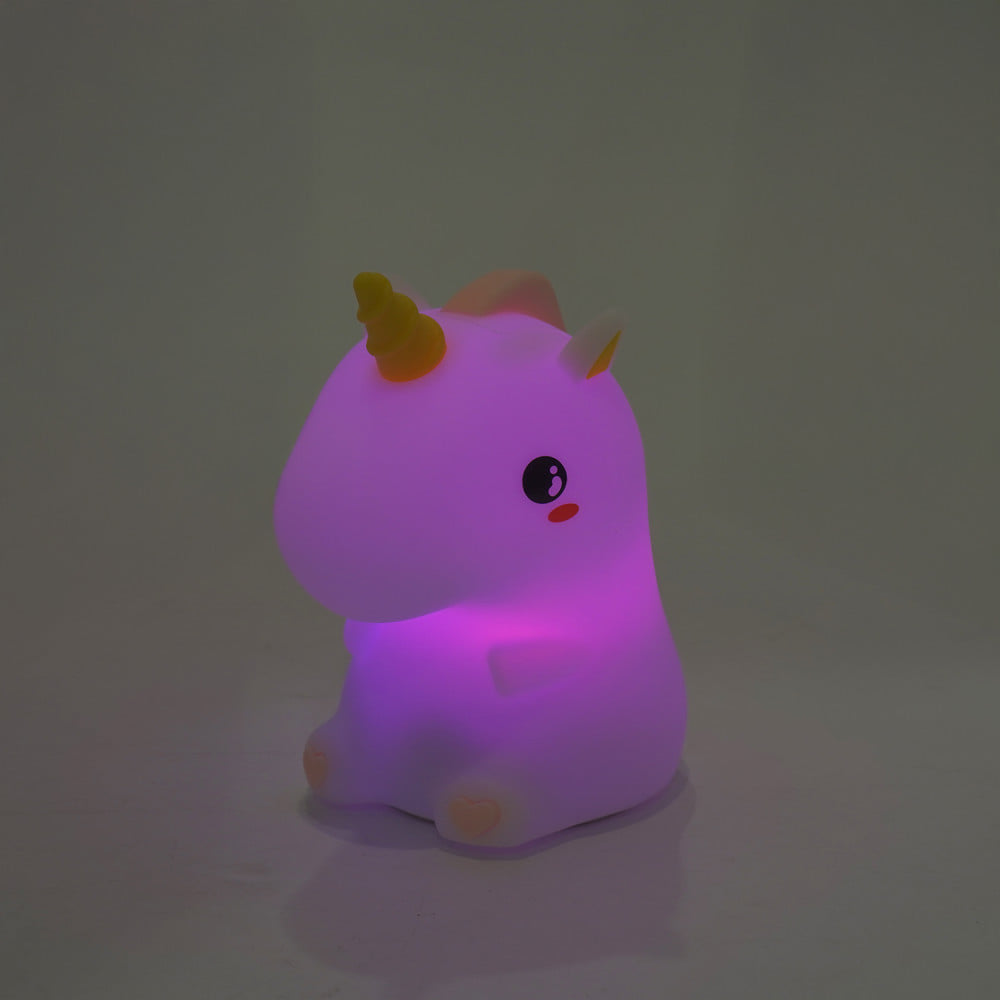 โคมไฟซิลิโคน ยูนิคอร์นน้อย CARINI UNICORN 1.4 วัตต์ เปลี่ยนแสงได้ สีขาว/เหลือง/ชมพู