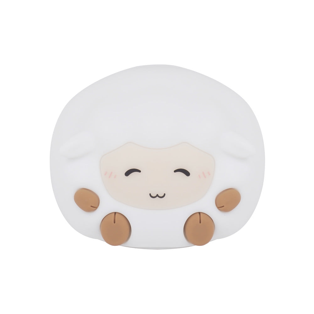 โคมไฟซิลิโคน แกะน้อย CARINI LITTLE SEEP 1.4 วัตต์ เปลี่ยนแสงได้ สีขาว/น้ำตาล
