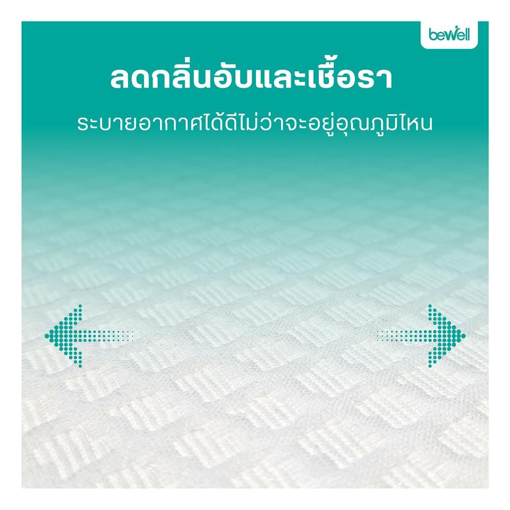 ที่นอนยางพารา 6 ฟุต สุญญากาศ BEWELL รุ่น RELIEF