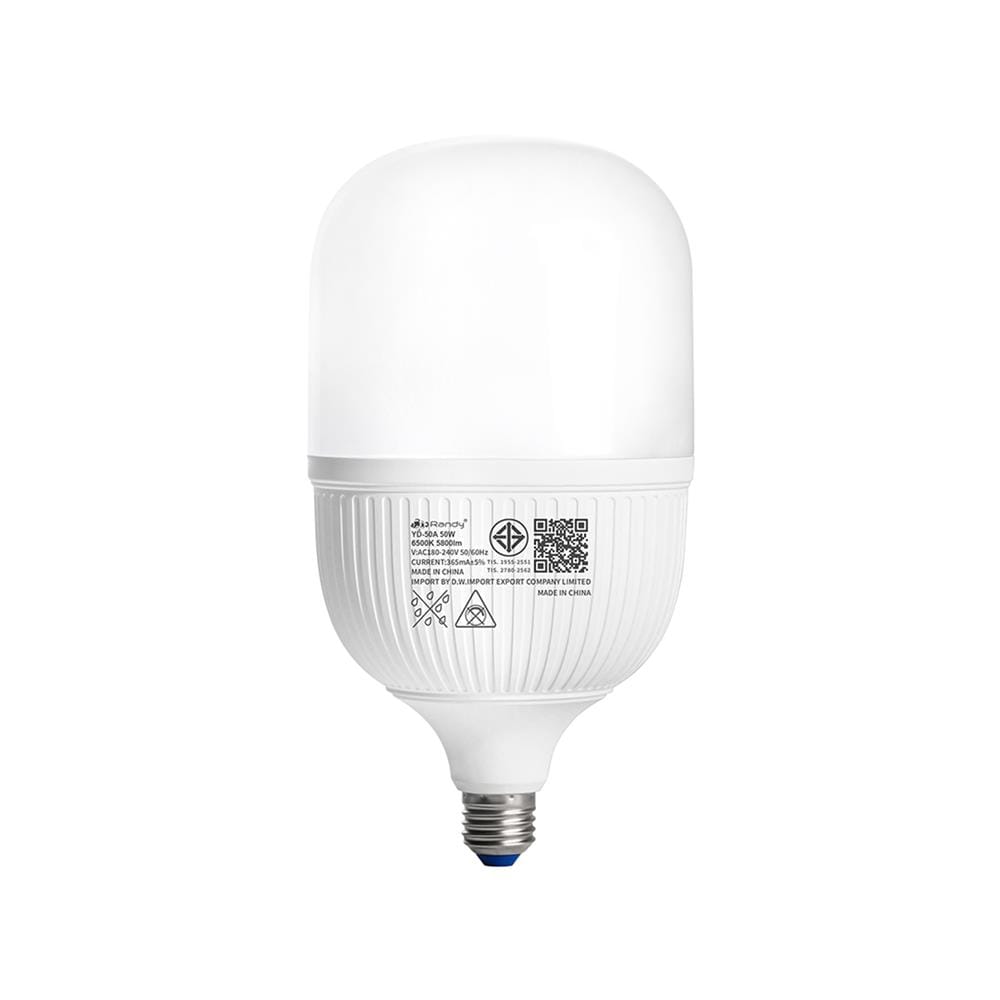 หลอด LED RANDY HIGH WATT 50 วัตต์ DAYLIGHT E27