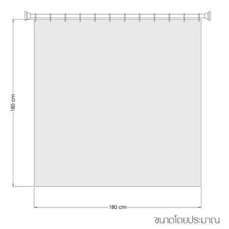 ม่านห้องน้ำ PVC WSP SCB-3/BLUE 180X180 ซม._5