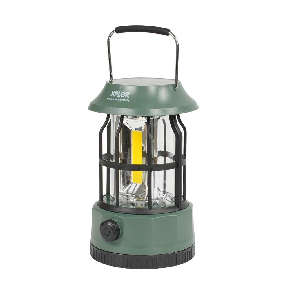 ตะเกียงแคมป์ปิ้ง SPRING SOLAR LED XPLOR สีเขียวเข้ม