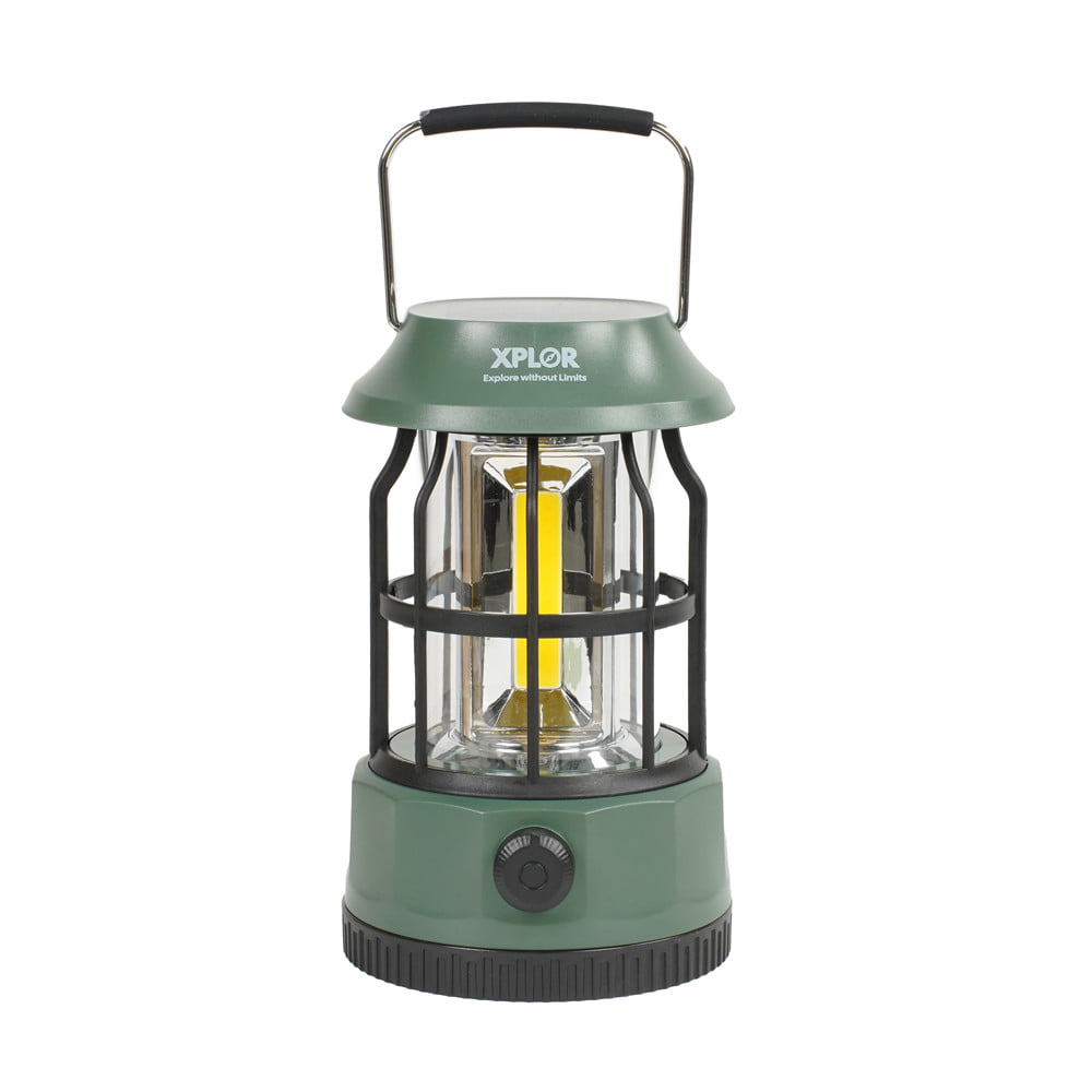 ตะเกียงแคมป์ปิ้ง SPRING SOLAR LED XPLOR สีเขียวเข้ม