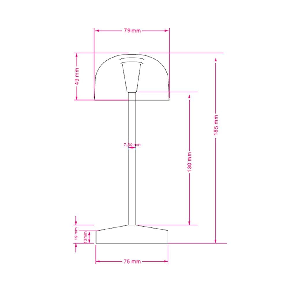 ไฟตั้งโต๊ะ LED CARINI TCW25401-GN 0.8 วัตต์ WARM WHITE สีเขียว