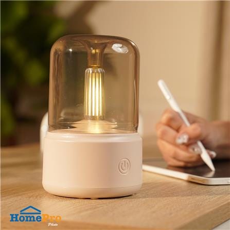 ไฟตั้งโต๊ะ LED CARINI THX24903-CM 0.9 วัตต์ WARM WHITE สีครีม_4