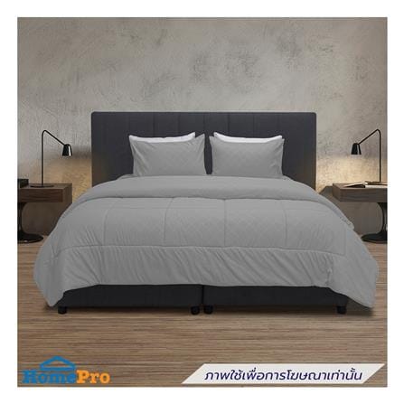 ชุดผ้าปูที่นอน 5 ฟุต (ชุด 6 ชิ้น) PICASSO BASIC ENJOY GREY_0