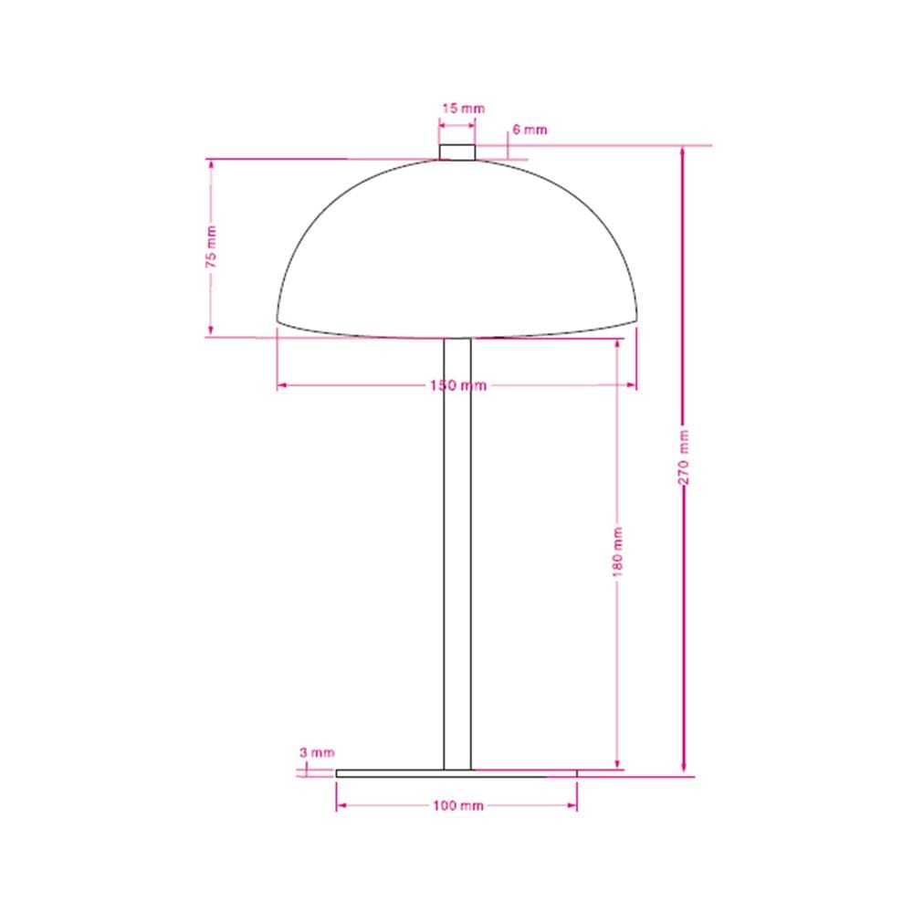 ไฟตั้งโต๊ะ LED CARINI TCW25504-WH 1.2 วัตต์ WARM WHITE สีขาว
