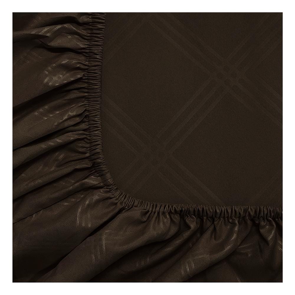 ชุดผ้าปูที่นอน 5 ฟุต (ชุด 6 ชิ้น) PICASSO BASIC ENJOY BROWN