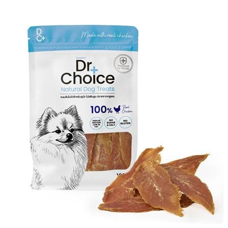 ขนมสุนัข DR.CHOICE CHICKEN JERKY 160 ก._0