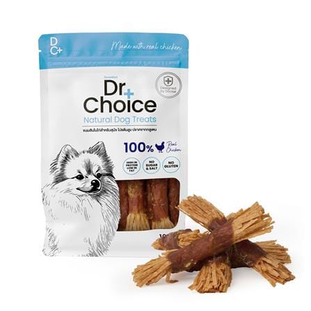 ขนมสุนัข DR.CHOICE CHICKEN FISH SNACKS 160 ก._0