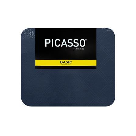 ชุดผ้าปูที่นอน 5 ฟุต (ชุด 6 ชิ้น) PICASSO BASIC ENJOY NAVY BLUE_5