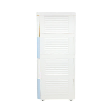 ตู้ลิ้นชัก 4 ชั้น STACKO LITTLE-P 57.6x40x92.7ซม. สีฟ้า/ขาว_3