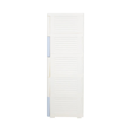 ตู้ลิ้นชัก 5 ชั้น STACKO LITTLE-P 57.6x40x115.3 ซม. สีฟ้า/ขาว_3