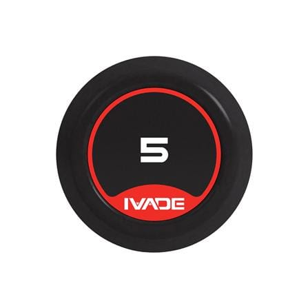 บาร์เบลแกนหยักหุ้มยาง IVADE 5 กก. (1 ชิ้น)_6
