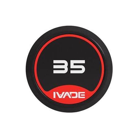 บาร์เบลแกนหยักหุ้มยาง IVADE 35 กก. (1 ชิ้น)_6