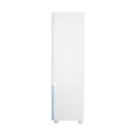 ตู้บานเปิด 3 ลิ้นชัก STACKO LITTLE-P 57.6x40x141.5 ซม. สีฟ้า/ขาว_3
