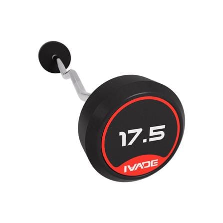 บาร์เบลแกนหยักหุ้มยาง IVADE 17.5 กก. (1 ชิ้น)_3