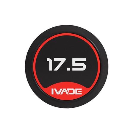 บาร์เบลแกนหยักหุ้มยาง IVADE 17.5 กก. (1 ชิ้น)_6