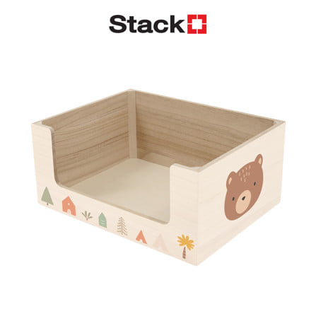 กล่องลังไม้ STACKO LITTLE-B 30x45x20 ซม. สีน้ำตาล_0