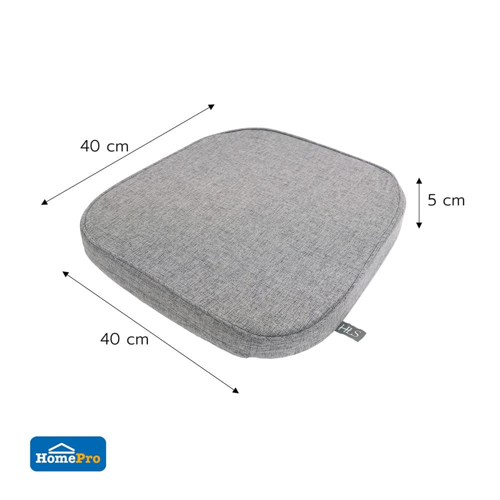 เบาะรองนั่ง HOME LIVING STYLE MASTER 16x16 นิ้ว สีเทา