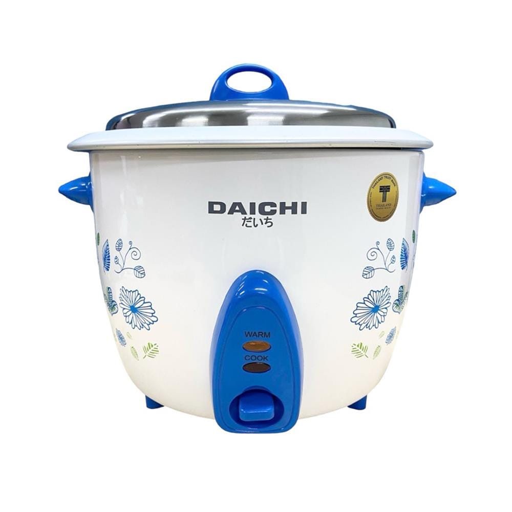 หม้อหุงข้าวธรรมดา DAICHI RC-1801 1.8 ลิตร สีขาว/น้ำเงิน