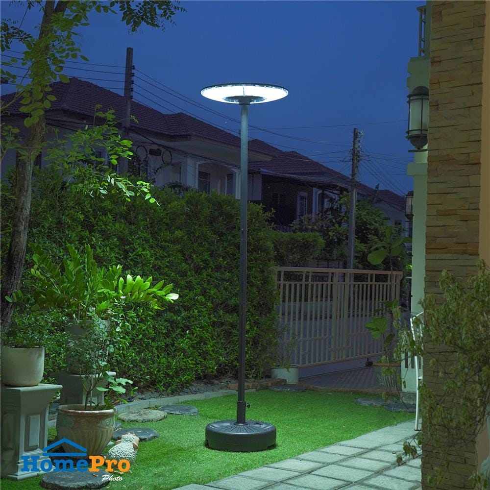 ไฟสนาม SOLAR CARINI 492 1200 วัตต์ DAYLIGHT สีดำ
