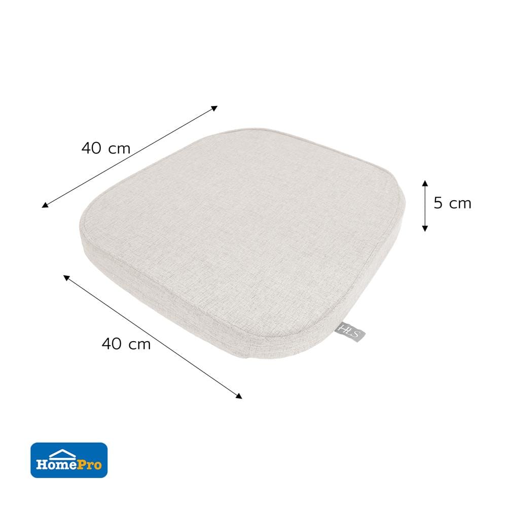 เบาะรองนั่ง HOME LIVING STYLE MASTER 16x16 นิ้ว สีครีม