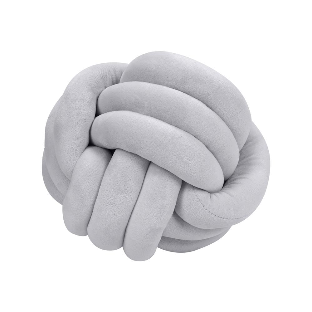หมอนอิง HOME LIVING STYLE KNOT BALL 10x10 นิ้ว สีเทา