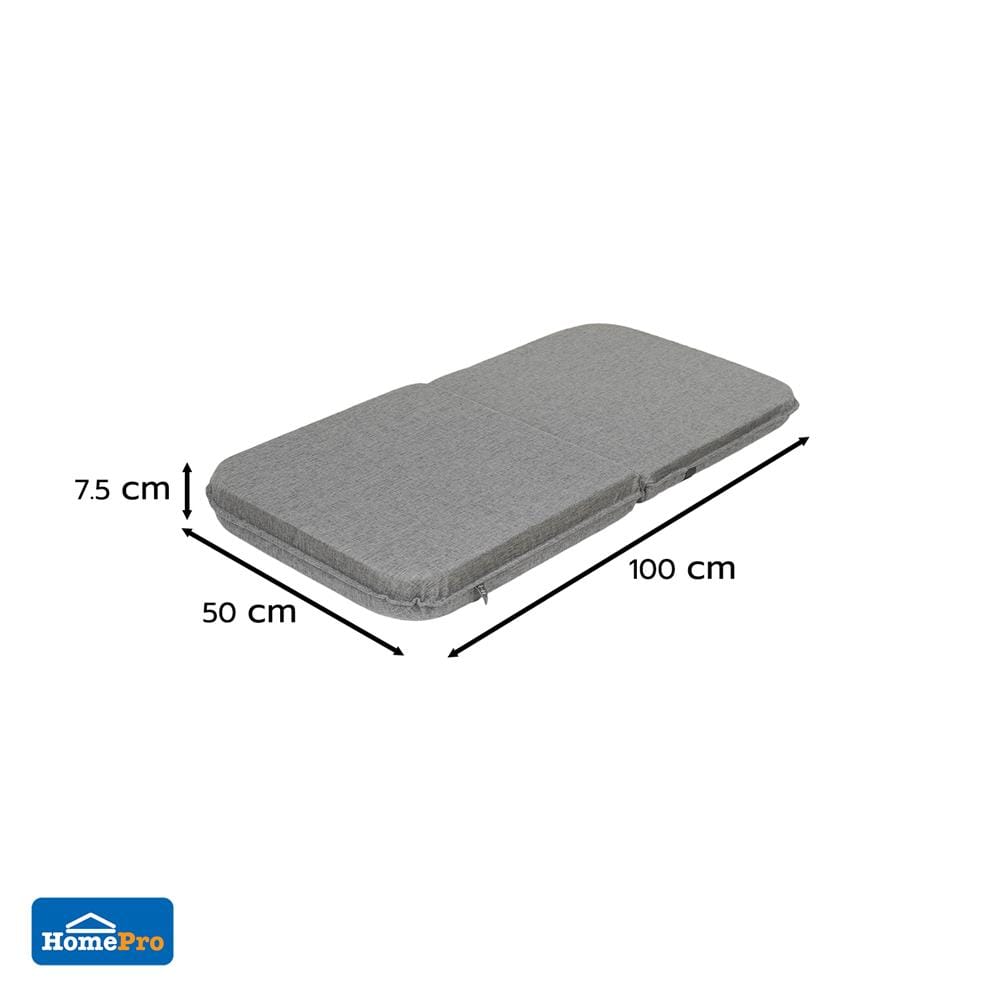 เบาะรองนั่ง HOME LIVING STYLE MASTER 20x40 นิ้ว สีเทา
