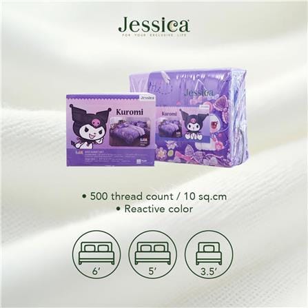 ชุดผ้าปูที่นอน 3.5 ฟุต (ชุด 4 ชิ้น) JESSICA KUROMI 22070-JP019_7