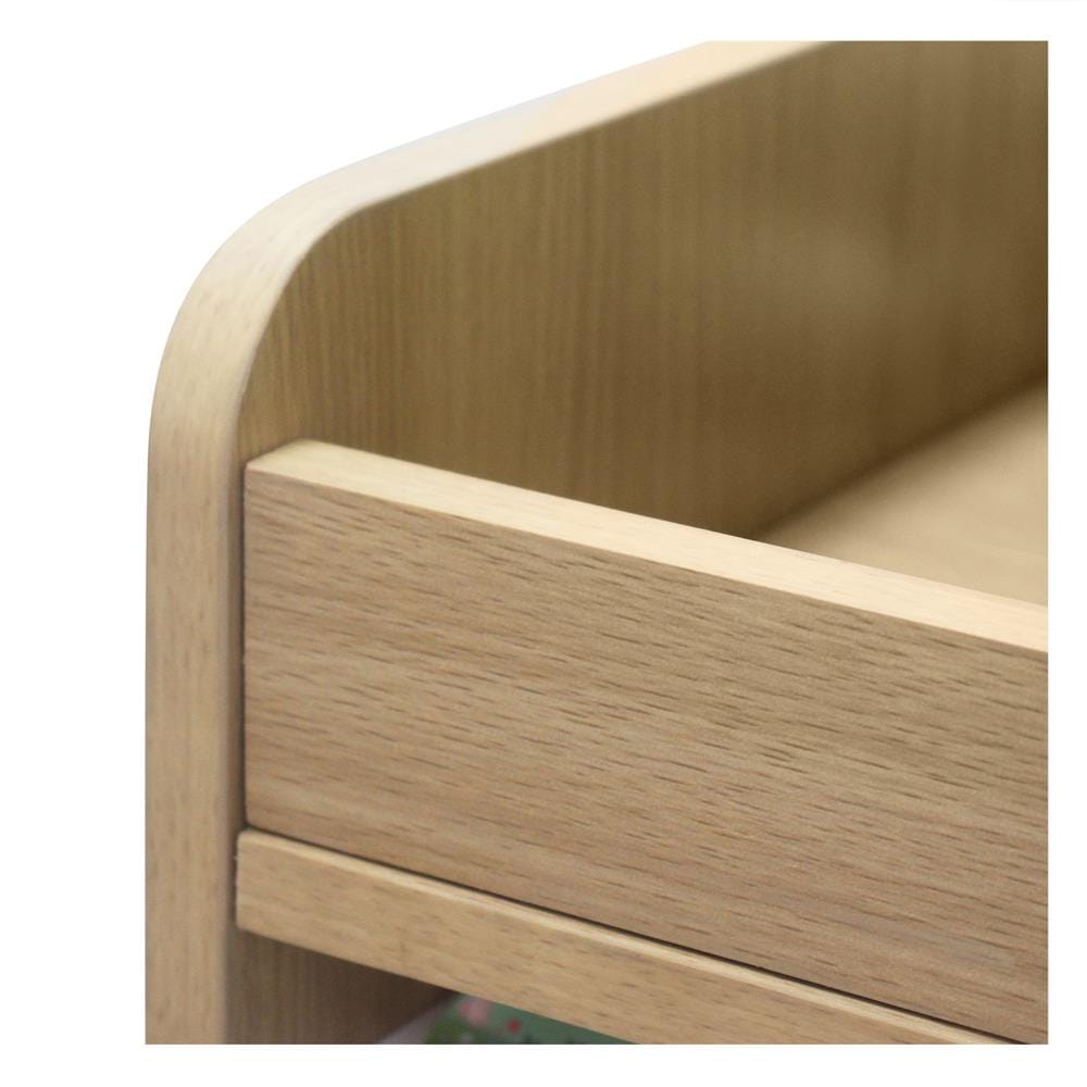 ตู้ลิ้นชักเก็บของ 3 ช่อง FURDINI TORI BOX 96 ซม. สี NATURAL OAK/ขาว