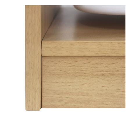 ตู้ลิ้นชักเก็บของ 2 ช่อง FURDINI TORI BOX 33 ซม. สี NATURAL OAK/ขาว_5