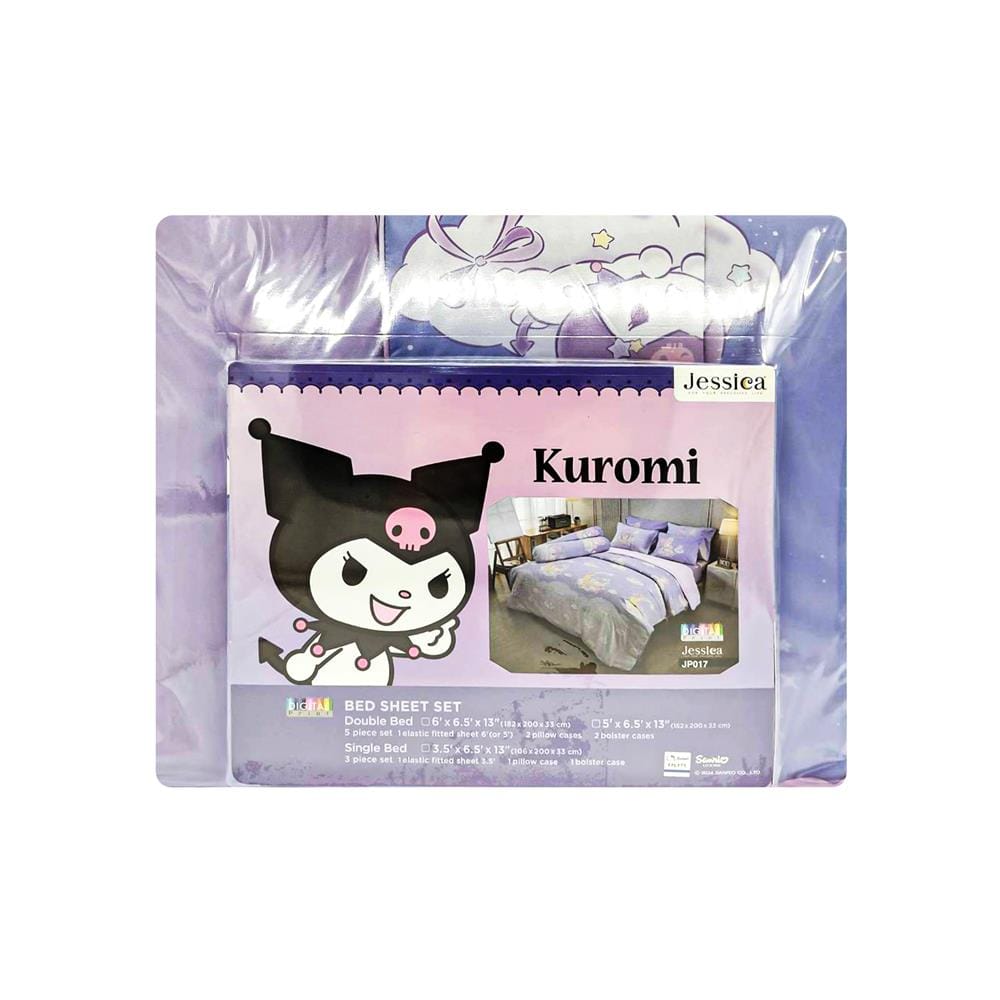 ชุดผ้าปูที่นอน 3.5 ฟุต (ชุด 4 ชิ้น) JESSICA KUROMI 22070-JP017